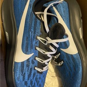 Nike Blue and White Running Shoes